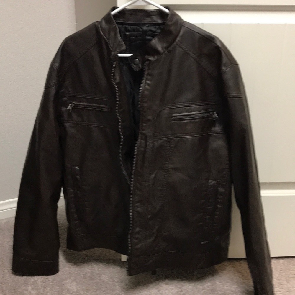 Men’s Calvin Klien leather jacket